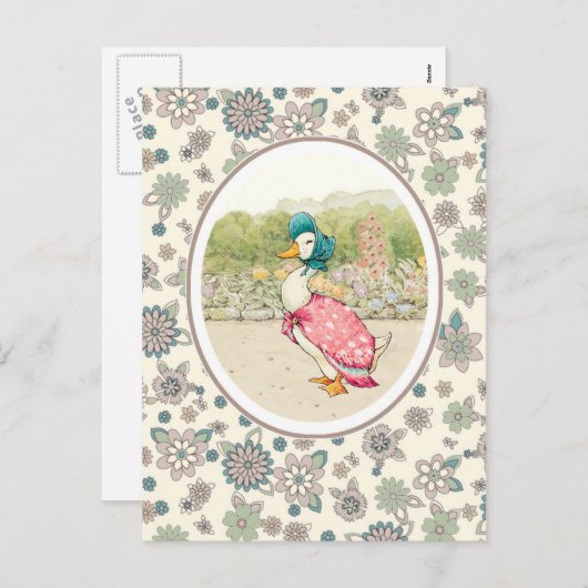 Vintager Entenoster Feiertagspostkarte (Vorne/Hinten)