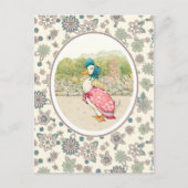 Vintager Entenoster Feiertagspostkarte (Vorderseite)