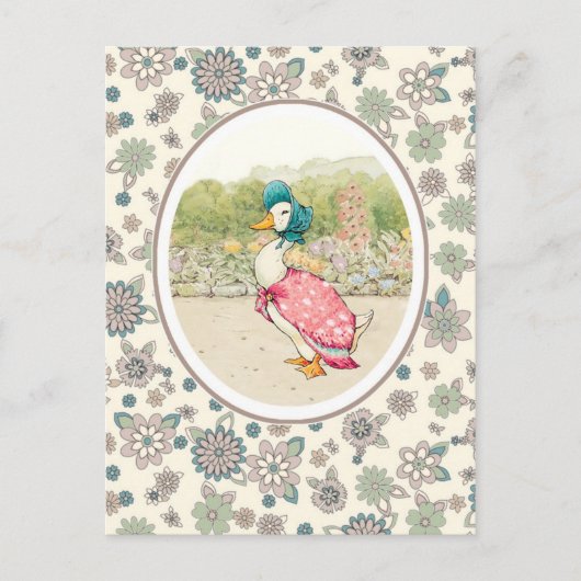 Vintager Entenoster Feiertagspostkarte (Vorderseite)