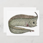 Vintager, entkörnter Orangenfisch, Meeresaquatisch (Vorne/Hinten)