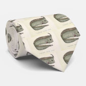 Vintager, entkörnter Orangenfisch, Meeresaquatisch Krawatte (Gerollt)