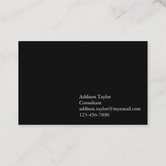 Vintager Entomologie Hydrophilidae Reiniger-Käfer Visitenkarte (Rückseite)