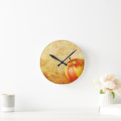 Vintager Entwurf Apples Runde Wanduhr (Zuhause)
