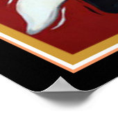 Vintager Entwurf eines Bierposters 16x20 Poster (Ecke)