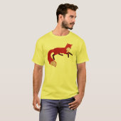 Vintager Entwurfs-T - Shirt Fox (Vorne ganz)