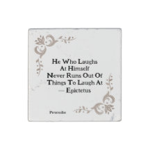 Vintager Epictetus Laughs Zitat Persönlicher Spaß