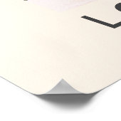 Vintager Erdbeermarkt Poster (Ecke)