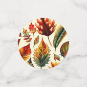 Vintager Erntedank Confetti: Rich Jewel Toned Au Konfetti (Klein Vorderseite)