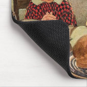 Vintager Erntedank, dankbare Kinder Mousepad (Ecke)