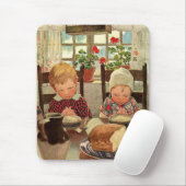 Vintager Erntedank, dankbare Kinder Mousepad (Mit Mouse)