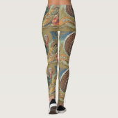 Vintager Erntedank die Türkei Leggings (Rückseite)