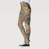 Vintager Erntedank die Türkei Leggings (Links)