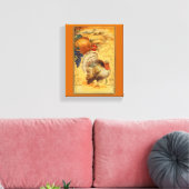 Vintager Erntedank Gruß Leinwanddruck (Insitu (Wohnzimmer))