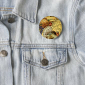 Vintager Erntedank Gruß mit der Türkei Button (Beispiel)