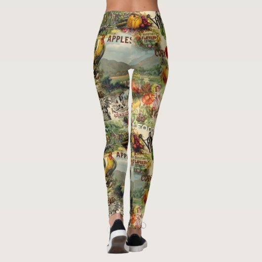Vintager Erntedank Leggings (Rückseite)