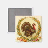 Vintager Erntedank Magnet (Vorderseite/Rückseite)