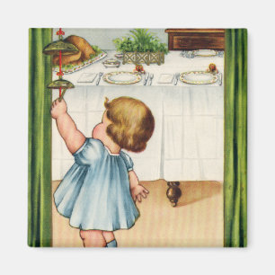 Vintager Erntedank-Magnet Magnet