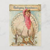 Vintager Erntedank Postkarte (Vorderseite)