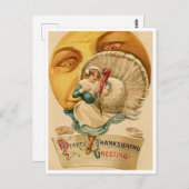 Vintager Erntedank Postkarte (Vorne/Hinten)