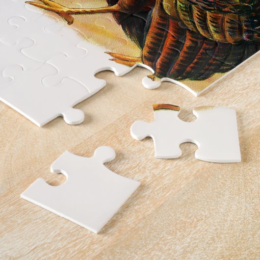 Vintager Erntedank Puzzle (Seite)