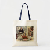 Vintager Erntedank Türkei Abendessen mit der Famil Tragetasche (Vorne)