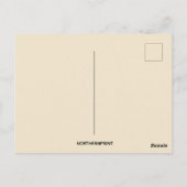 Vintager Erntedank Türkei Banner Postkarte (Rückseite)