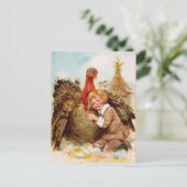 Vintager Erntedank Türkei Feiertagspostkarte (Stehend Vorderseite)