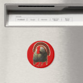 Vintager Erntedank Türkei Magnet (In Situ (Geschirrspüler))