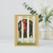 Vintager Erntedank Türkei Postkarte (Stehend Vorderseite)