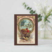 Vintager Erntedank Türkei Postkarte (Stehend Vorderseite)