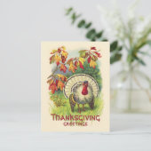 Vintager Erntedank Türkei Postkarte (Stehend Vorderseite)