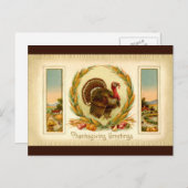 Vintager Erntedank Türkei Postkarte (Vorne/Hinten)