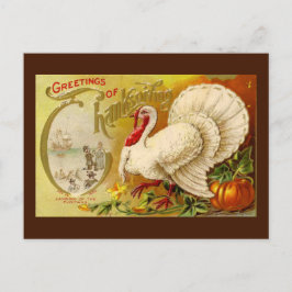 Vintager Erntedank Türkei Postkarte