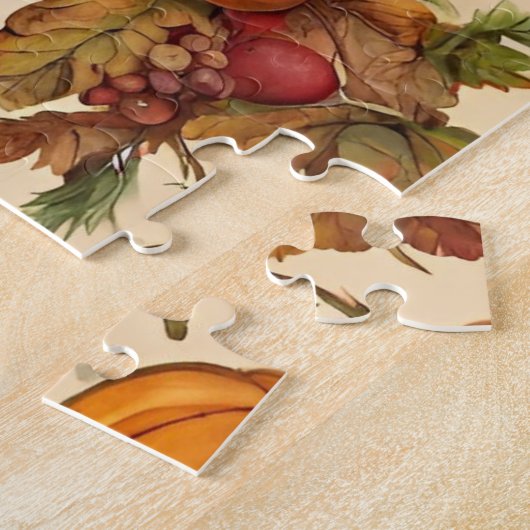 Vintager Erntedank Türkei Puzzle (Seite)