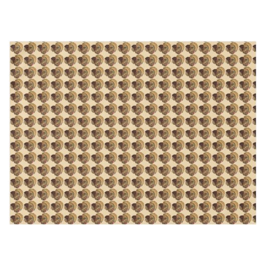 Vintager Erntedank Türkei Tableclout Tischdecke (Vorderseite (Horizontal))