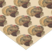 Vintager Erntedank Türkei Tableclout Tischdecke (Schrägansicht)