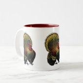 Vintager Erntedank Türkei Zweifarbige Tasse (Vorderseite Links)