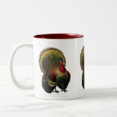 Vintager Erntedank Türkei Zweifarbige Tasse (Links)