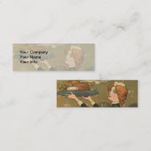 Vintager Erntedank Viktorianisch Türkei Mini Visitenkarte (Vorne/Hinten)