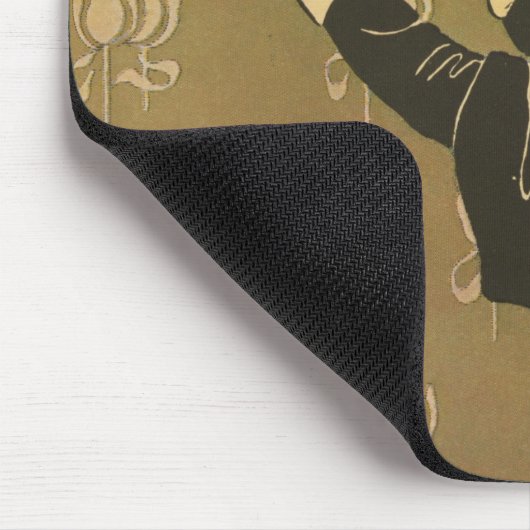 Vintager Erntedank Viktorianisch Türkei Mousepad (Ecke)