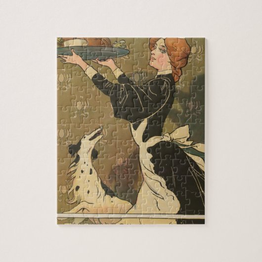 Vintager Erntedank Viktorianisch Türkei Puzzle (Vertikal)