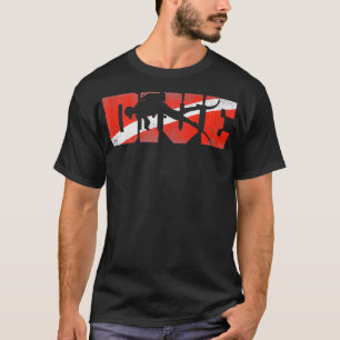 Vintager erschütterter Tauchgang 2 T-Shirt