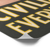 Vintager Erste Weltkrieg Weckte Amerika auf Poster (Ecke)