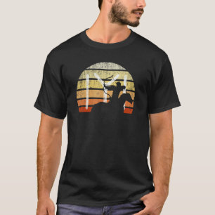 Vintager Ertugrul Pferde Bogenschütze Kayi Flaggen T-Shirt