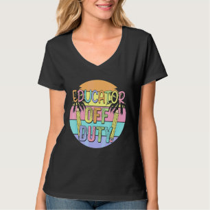 Vintager Erzieher für Sommerferien T-Shirt