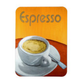 Vintager Espresso-Kaffee Magnet (Vertikal)