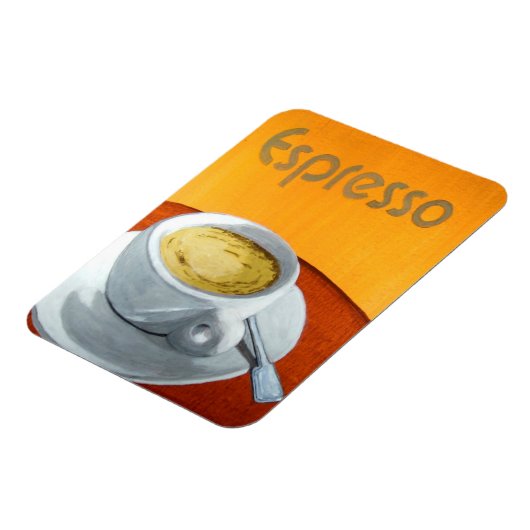 Vintager Espresso-Kaffee Magnet (Linke Seite)