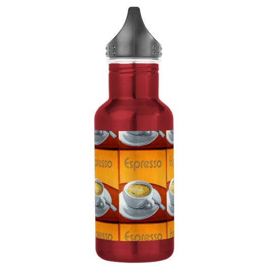 Vintager Espresso-Kaffee Trinkflasche (Links)