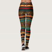 Vintager ethnischer Charm Leggings (Rückseite)