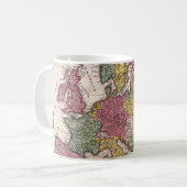 Vintager Europa-Plan Kaffeetasse (Vorderseite Links)